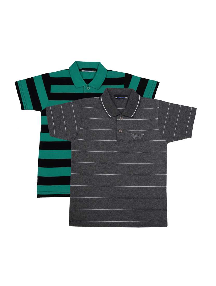 pack of 2 multi colored cotton t-shirt