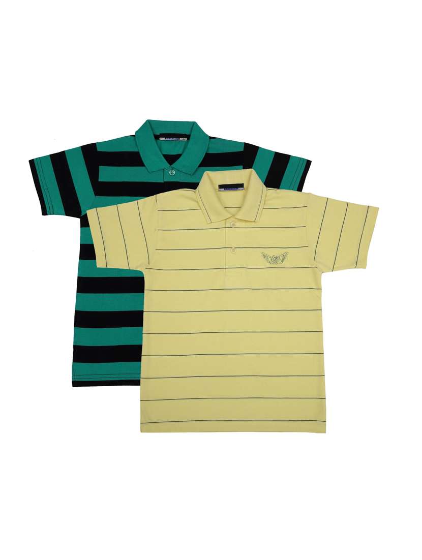 pack of 2 multi colored cotton t-shirt