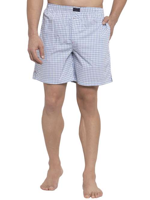 blue checkered boxer - 17369467 - Standard Image - 0
