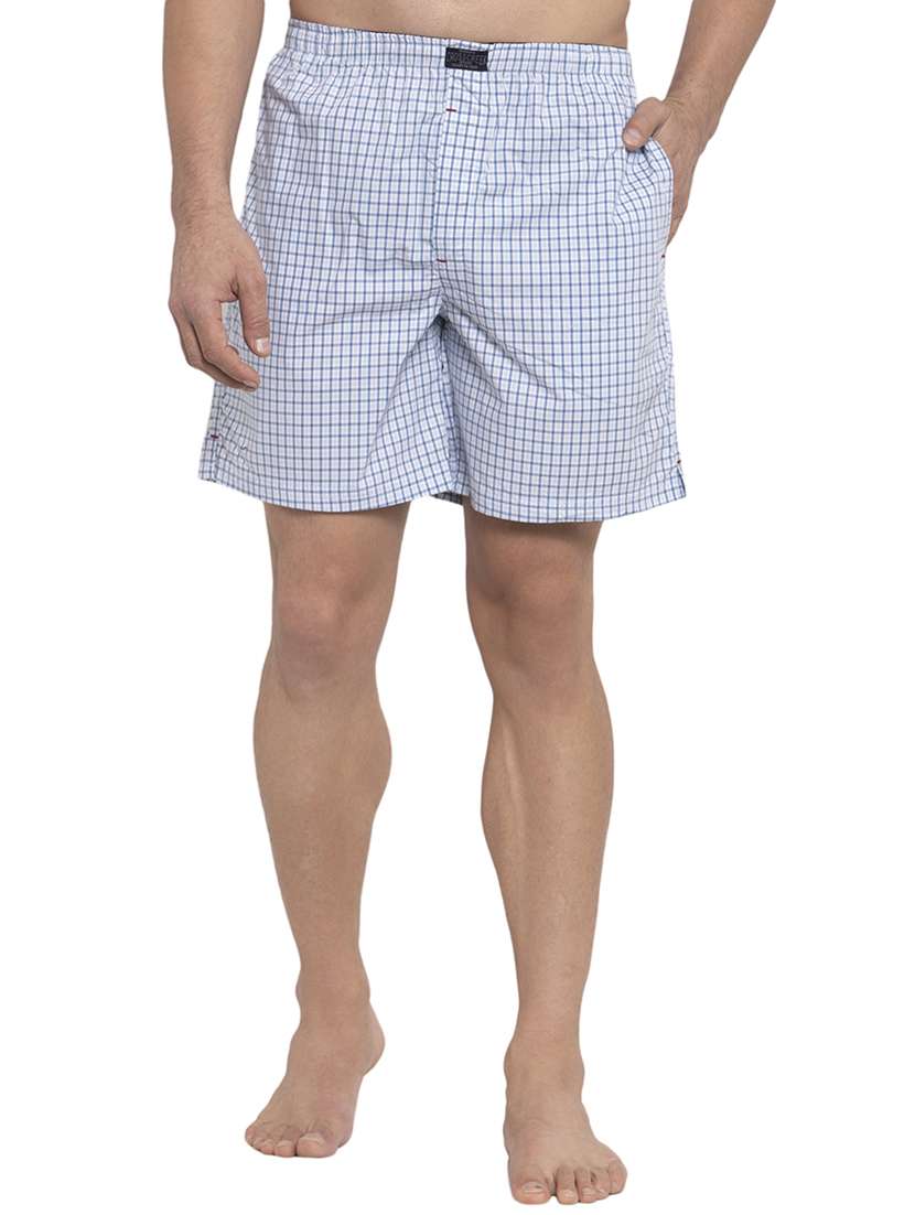 blue checkered boxer - 17369467 - Zoom Image - 0