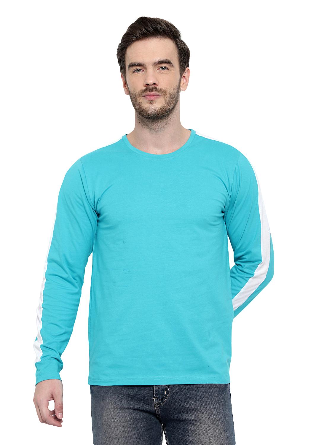 light blue taped t-shirt - 17371186 - Zoom Image - 0