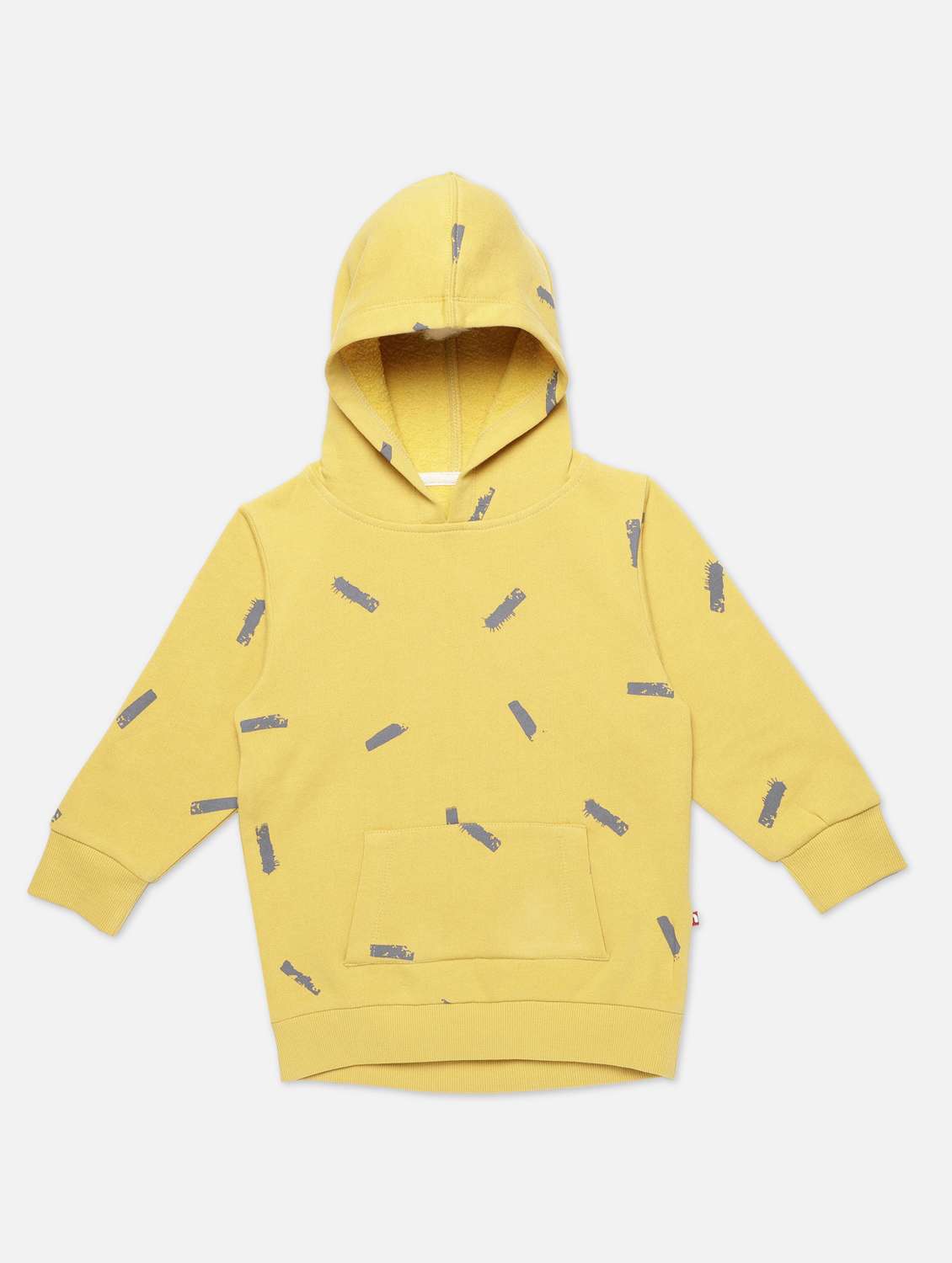 yellow cotton sweatshirt