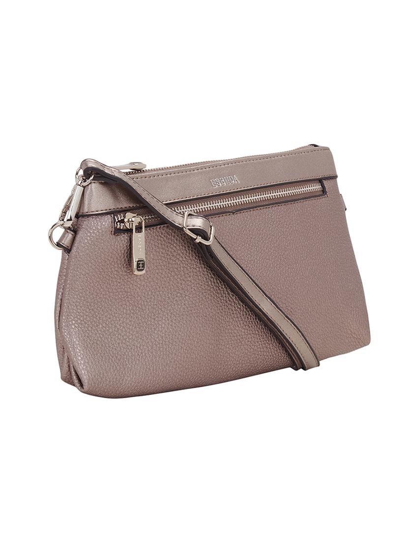 pink leatherette (pu) regular sling bag - 17373628 - Standard Image - 3