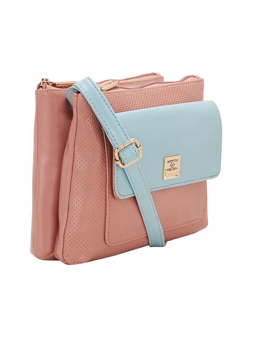 orange leatherette (pu) sling bag - 17373658 - Standard Image - 3