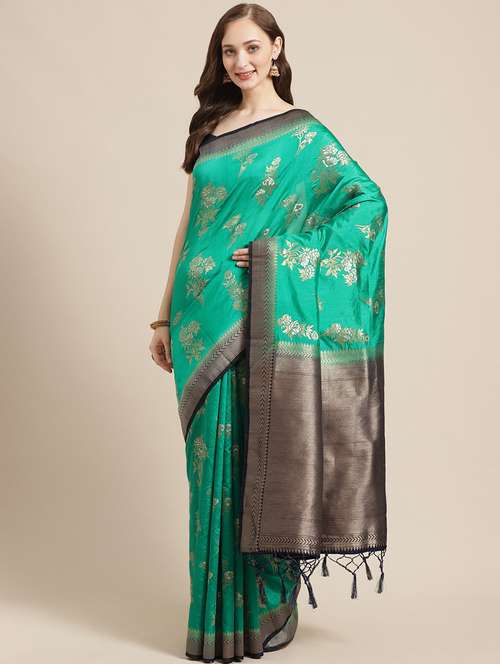 women's banarasi saree - 17375108 - Standard Image - 0