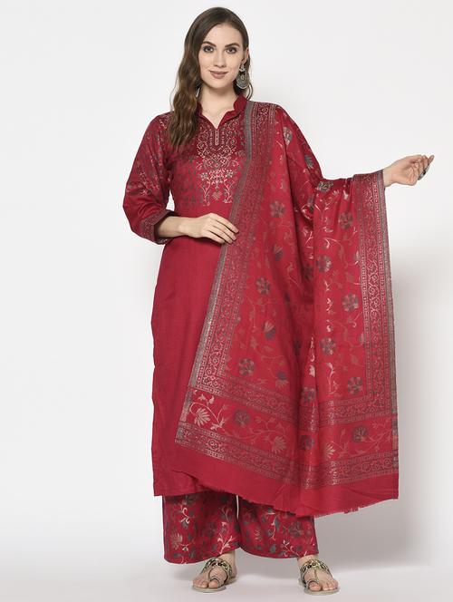floral unstitched palazzo suit - 17375299 -  Standard Image - 0