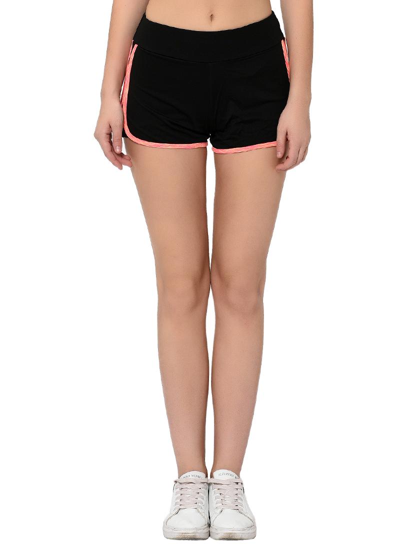 contrast detail hot pants - 17376056 - Standard Image - 3