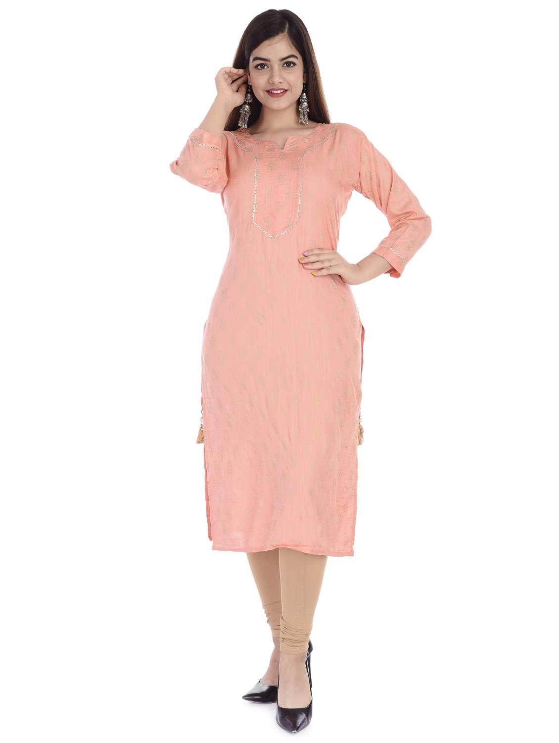 women's straight kurta - 17376921 -  Zoom Image - 0