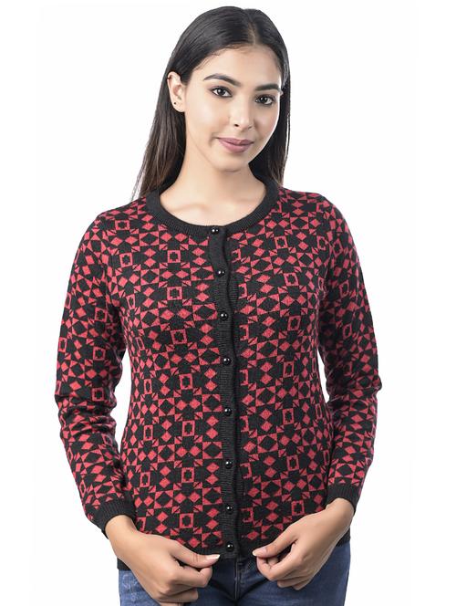 acrylic regular cardigan - 17377640 - Standard Image - 0