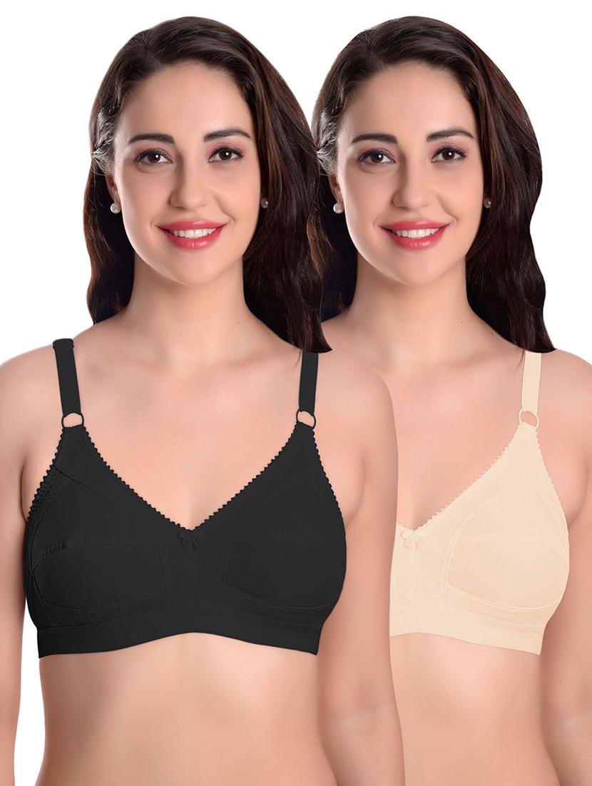 set of 2 bow patch minimizer bra - 17380315 - Zoom Image - 0