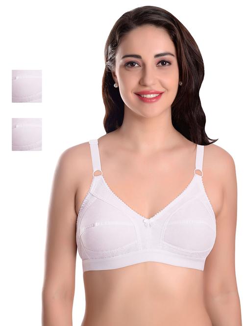 set of 2 bow patch minimizer bra - 17380316 - Standard Image - 0