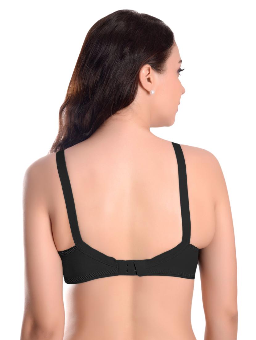 set of 3 bow patch regular bra - 17380328 - Standard Image - 3