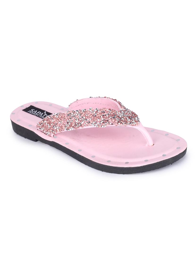 pink toe separator flip flop - 17381875 -  Zoom Image - 0
