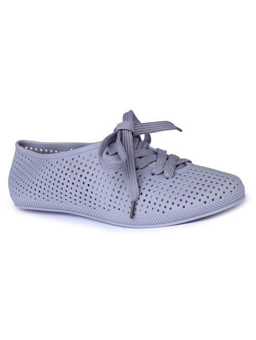 grey lace-up sneakers - 17381911 - Standard Image - 0