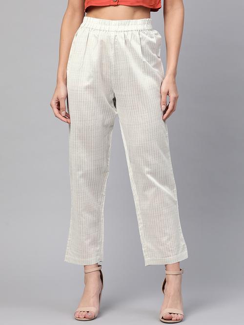 high rise flat front trouser  - 17383482 -  Standard Image - 0