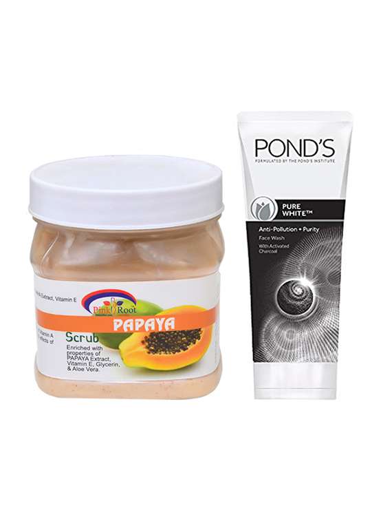 pure roots papaya face wash