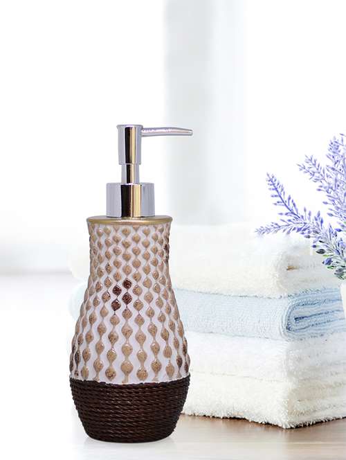  polyresin dispenser for bathroom, common basin  