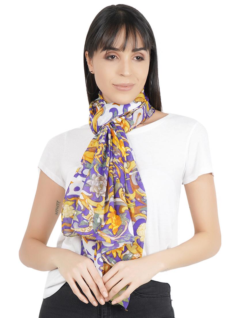 multi colored viscose stole