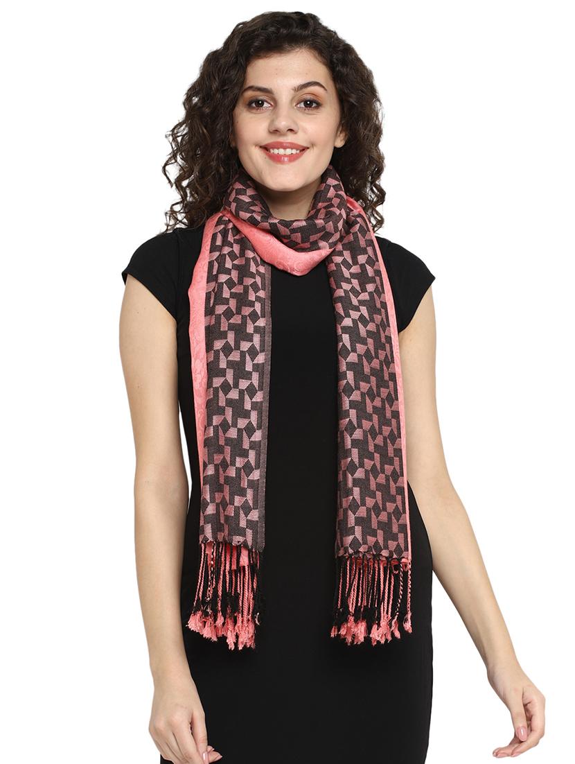 pink viscose stole