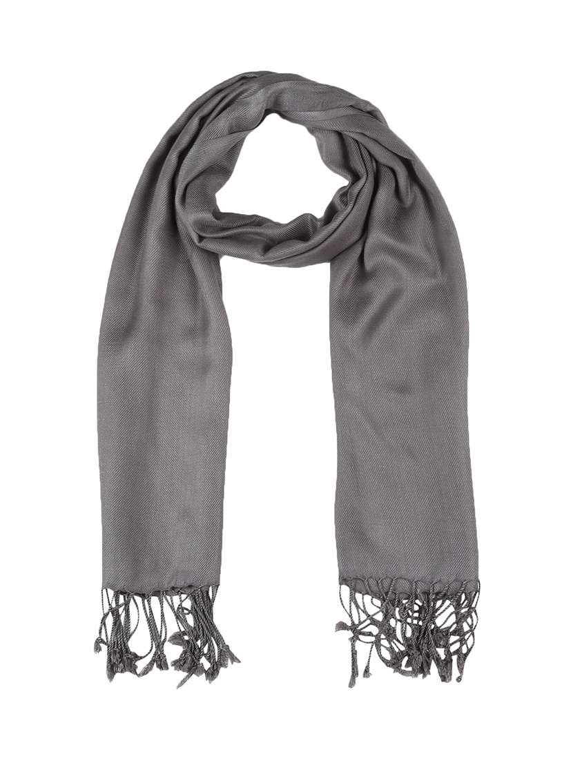 grey viscose stole - 17388498 -  Standard Image - 3