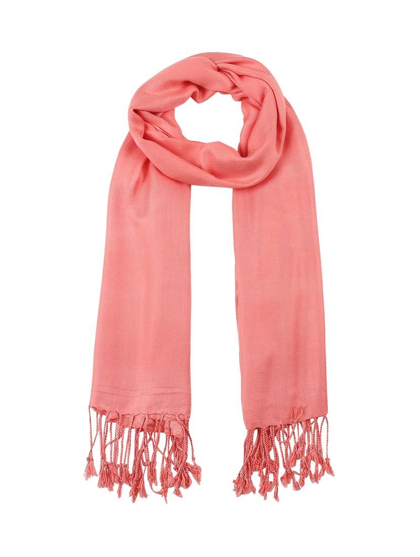 pink viscose stole - 17388505 - Standard Image - 3