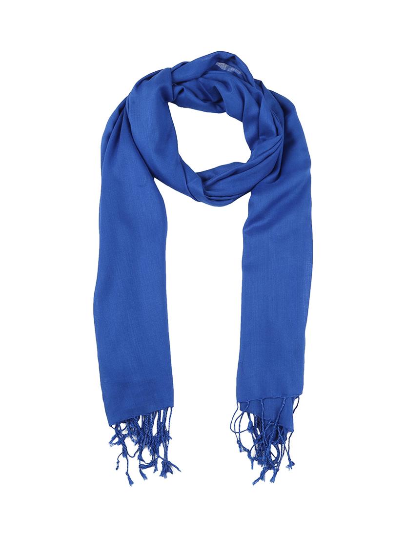 blue viscose stole - 17388510 - Standard Image - 3