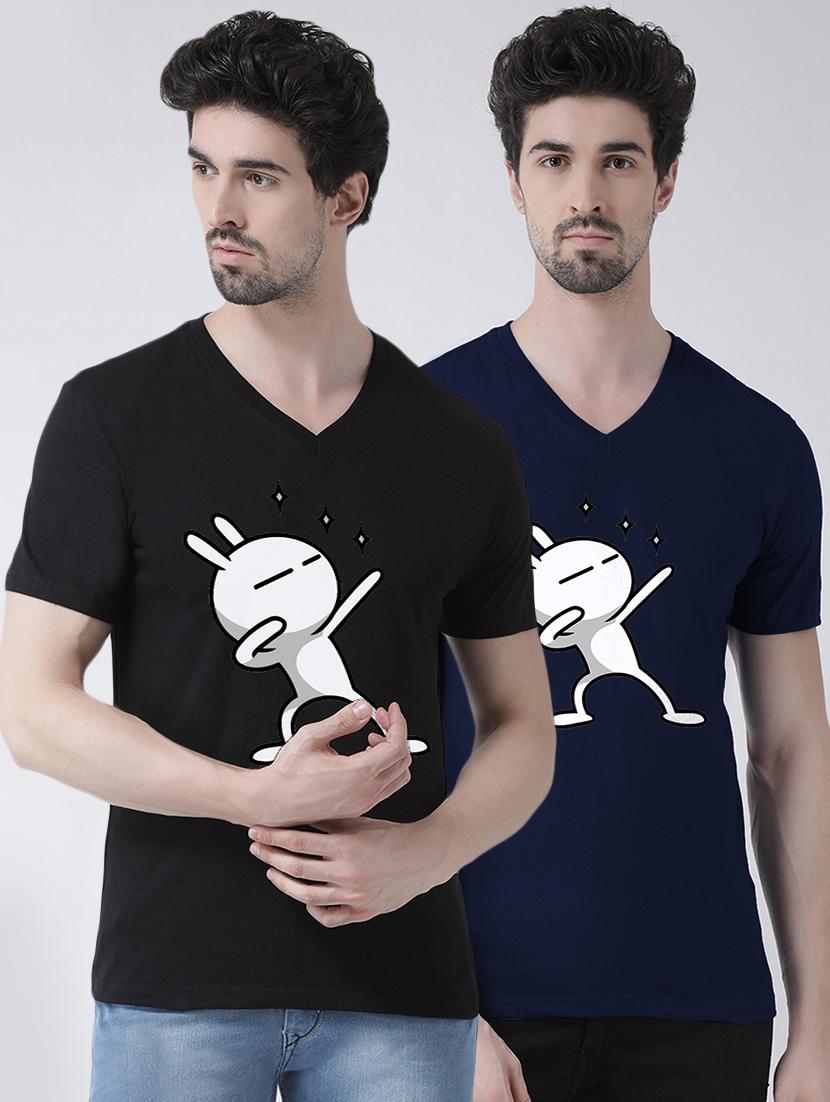 multi colored printed t-shirts combo - 17389105 -  Zoom Image - 0