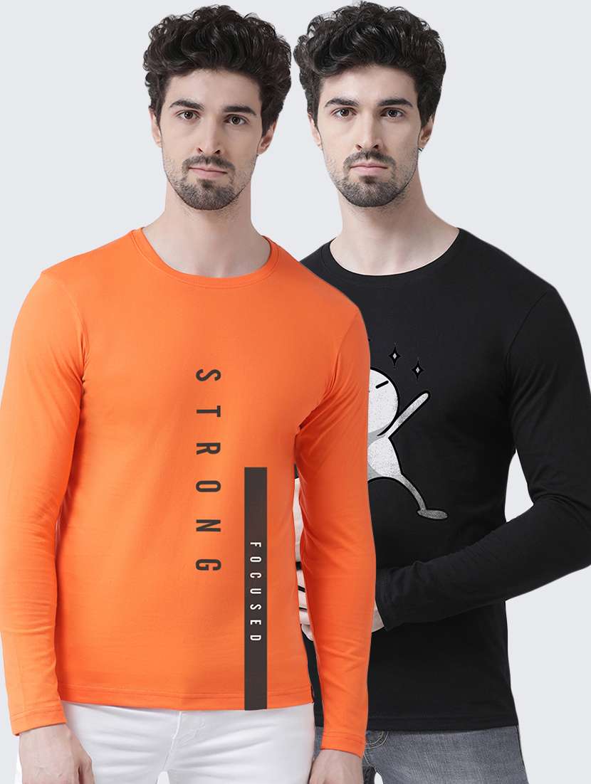 multi colored printed t-shirts combo - 17389316 - Zoom Image - 0