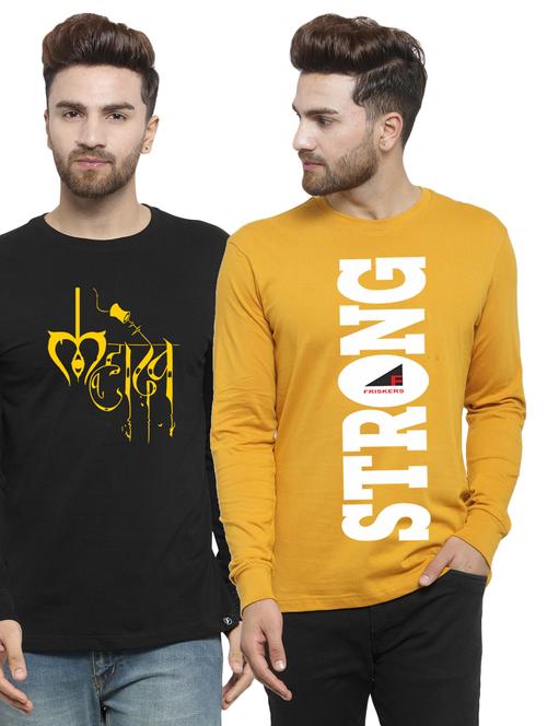 set of 2 chest-printed t-shirt - 17389529 -  Standard Image - 0