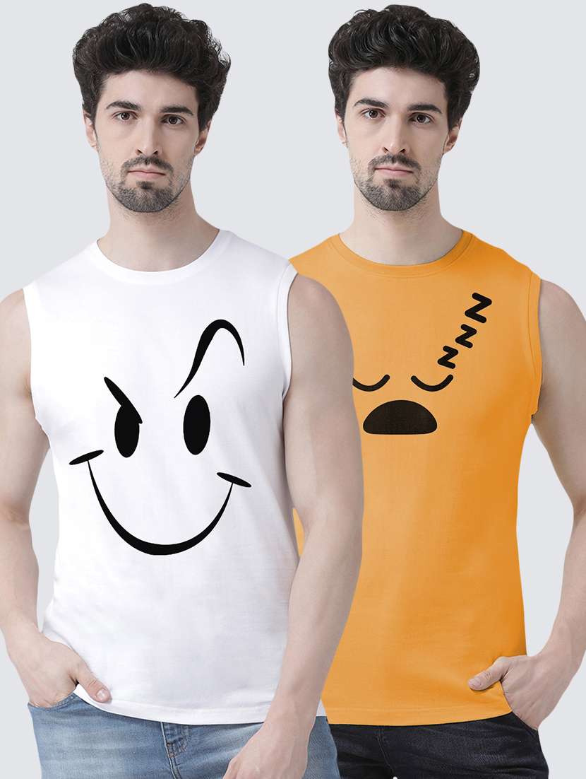 multi colored printed t-shirts combo  - 17390094 -  Zoom Image - 0