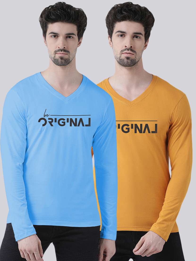 multi colored printed t-shirts combo 