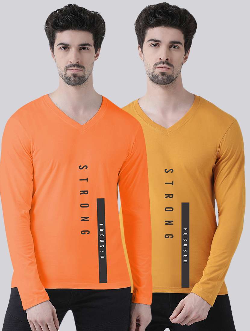Multi Colored Printed T-shirts Combo 