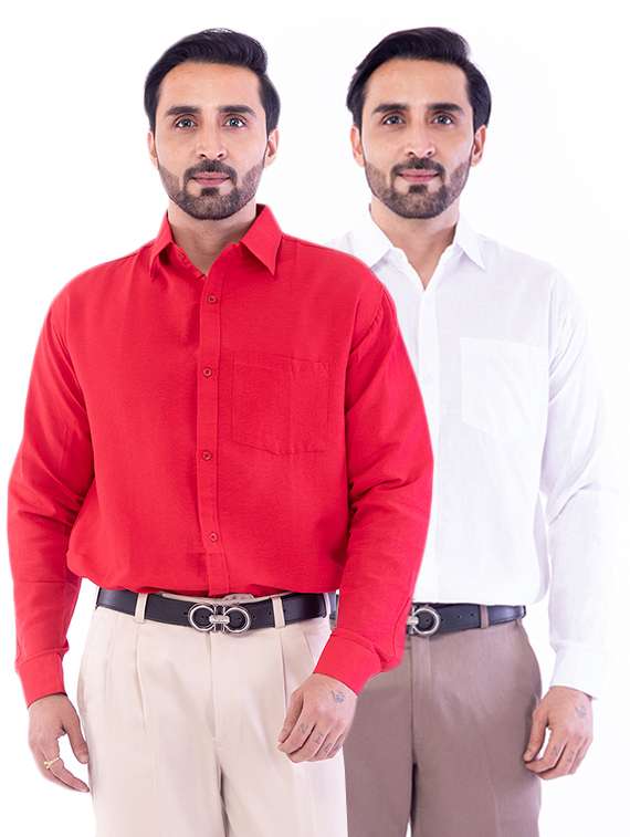 mens solids formal shirt