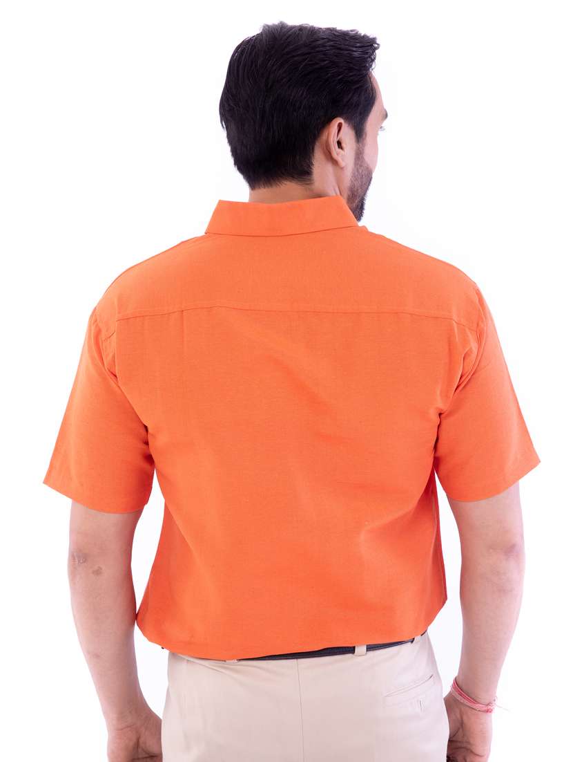 mens solid casual shirt - 17392745 -  Standard Image - 3