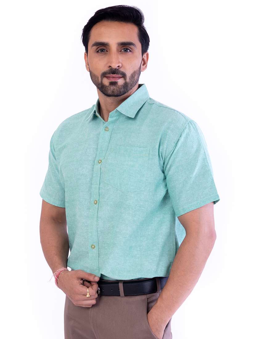 mens solid casual shirt - 17392745 -  Standard Image - 5