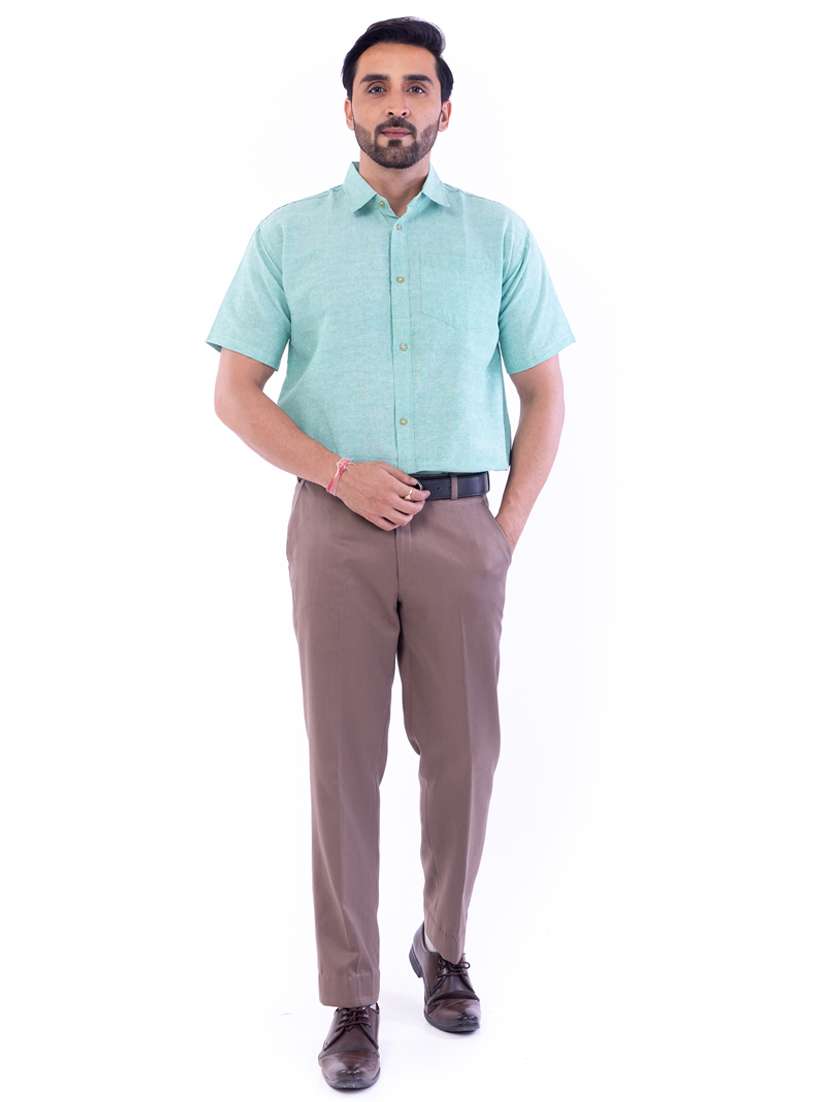 mens solid casual shirt - 17392745 -  Standard Image - 8