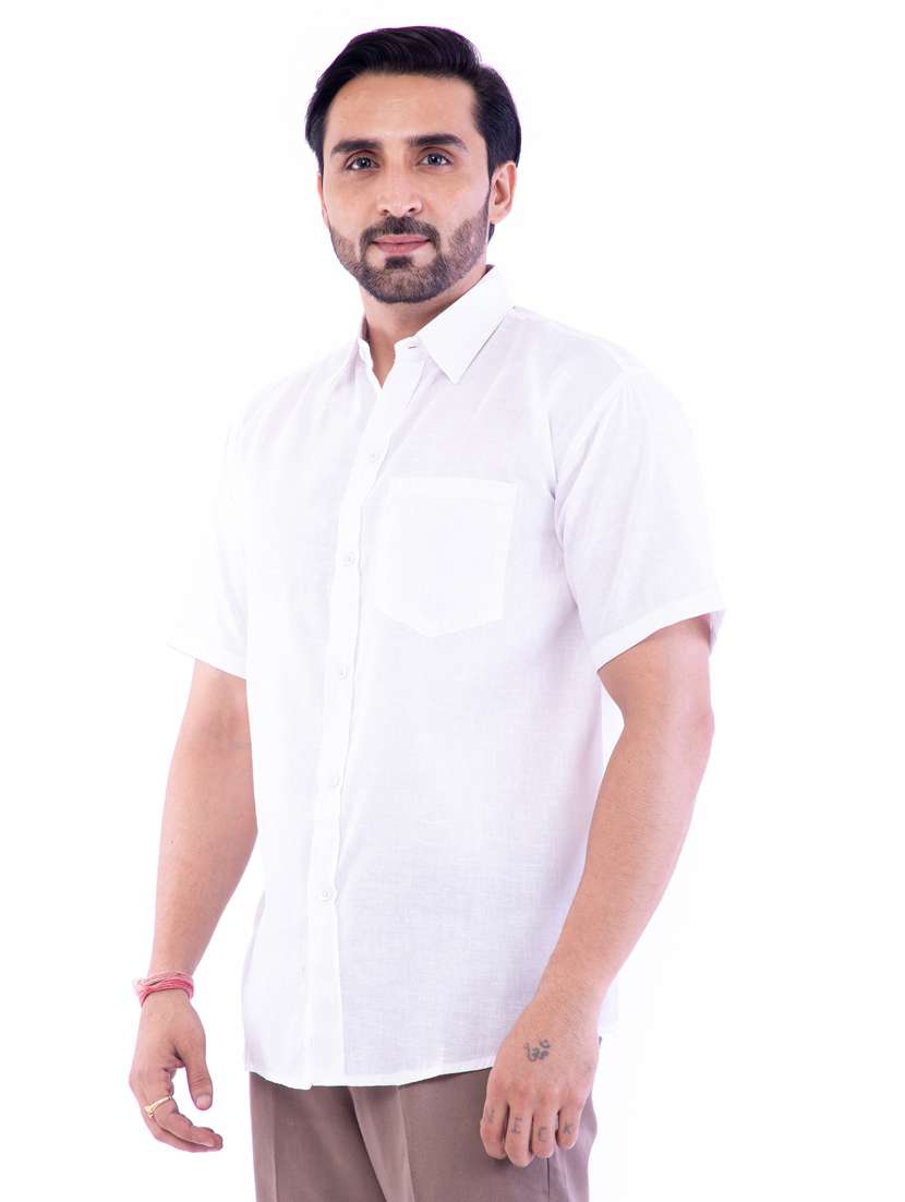 mens solid casual shirt