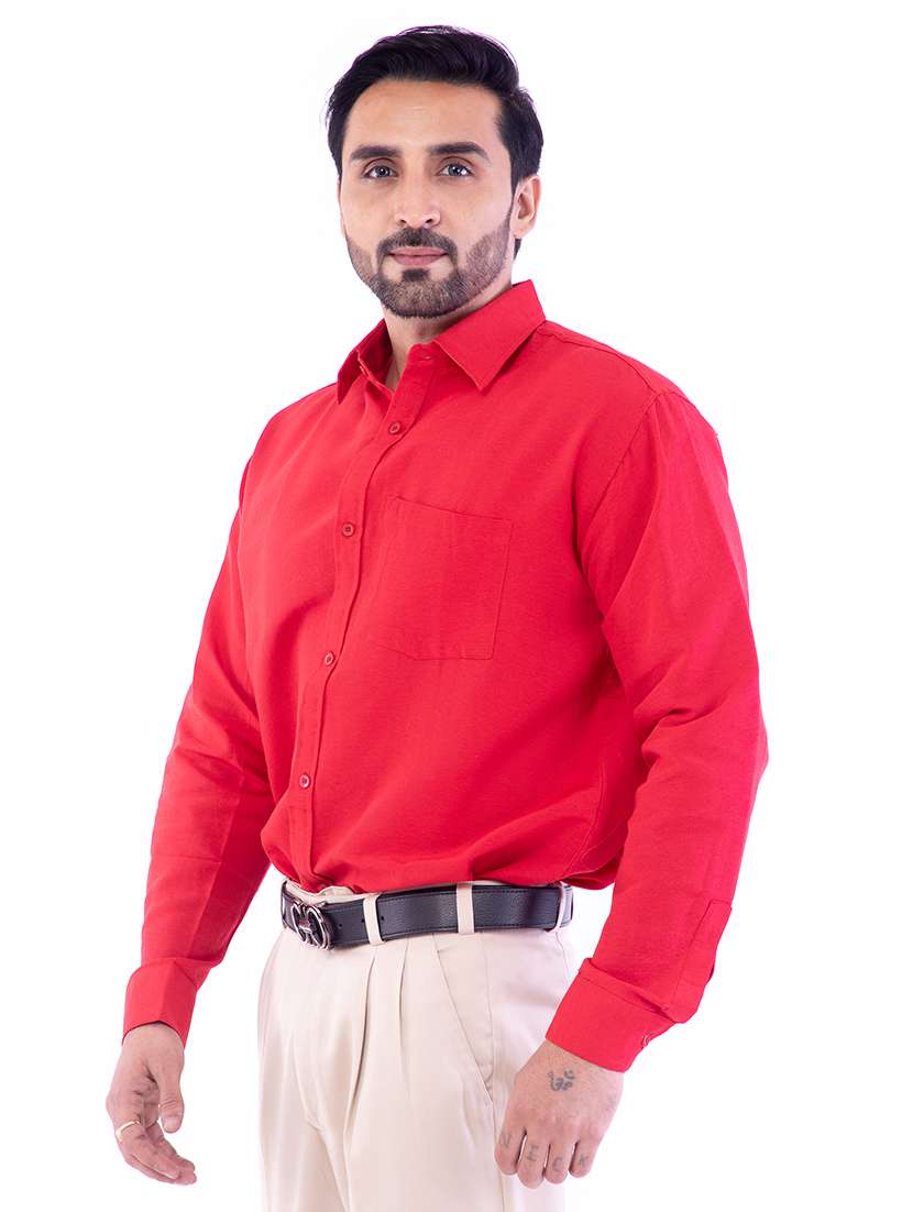 mens solids formal shirt - 17392871 -  Standard Image - 10