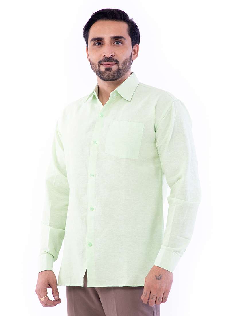mens solids formal shirt - 17392871 -  Standard Image - 5