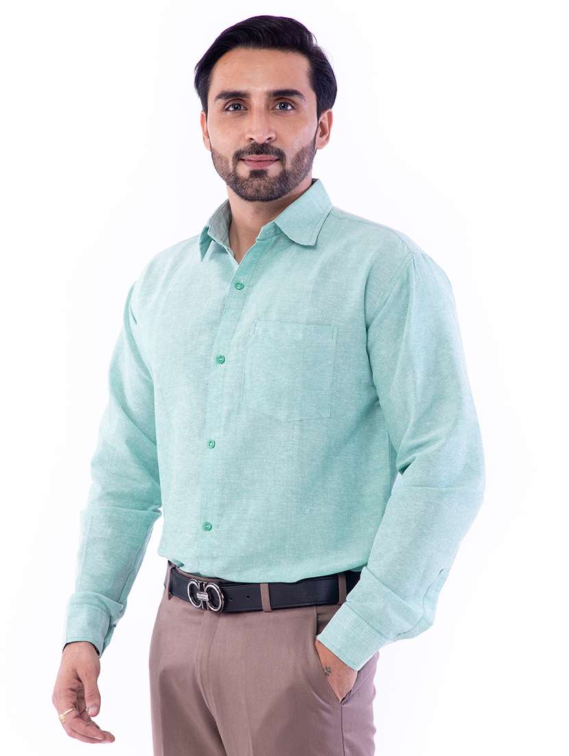mens solids formal shirt