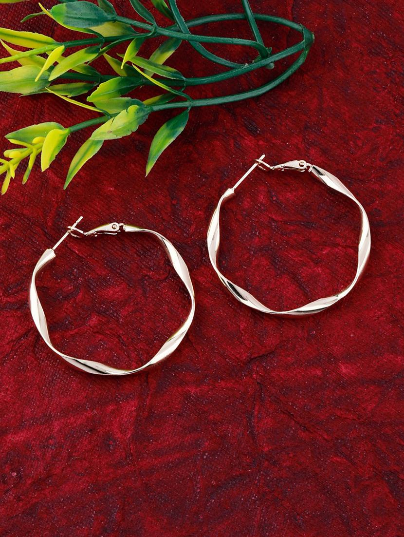 gold metal studs earring - 17393834 - Zoom Image - 0