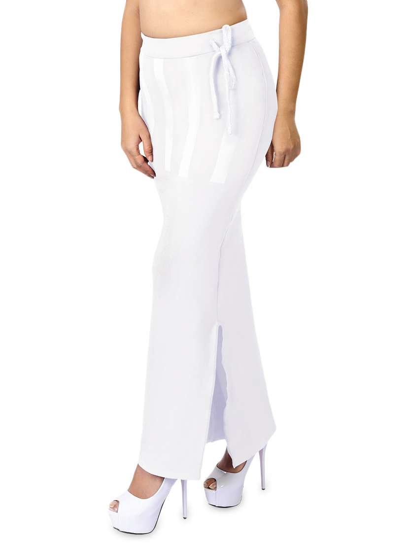 white poly spandex saree shaper shapewear petticoats - 17394439 - Zoom Image - 0