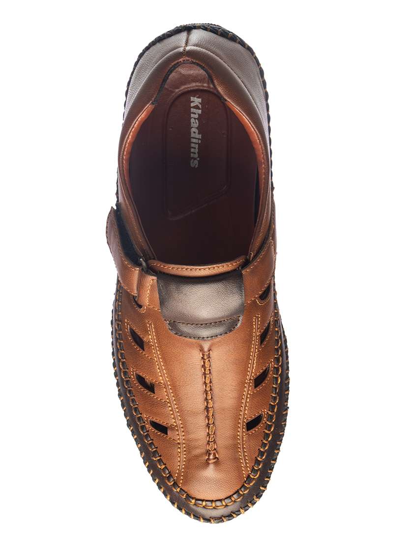 Buy online Brown Slip On Shoe from Casual Shoes for Men by Khadims