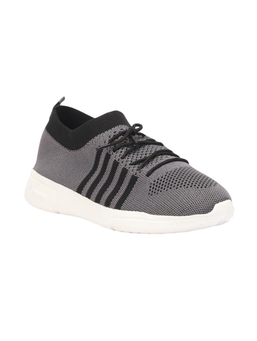 grey synthetic slip on casual shoes - 17396391 -  Zoom Image - 0