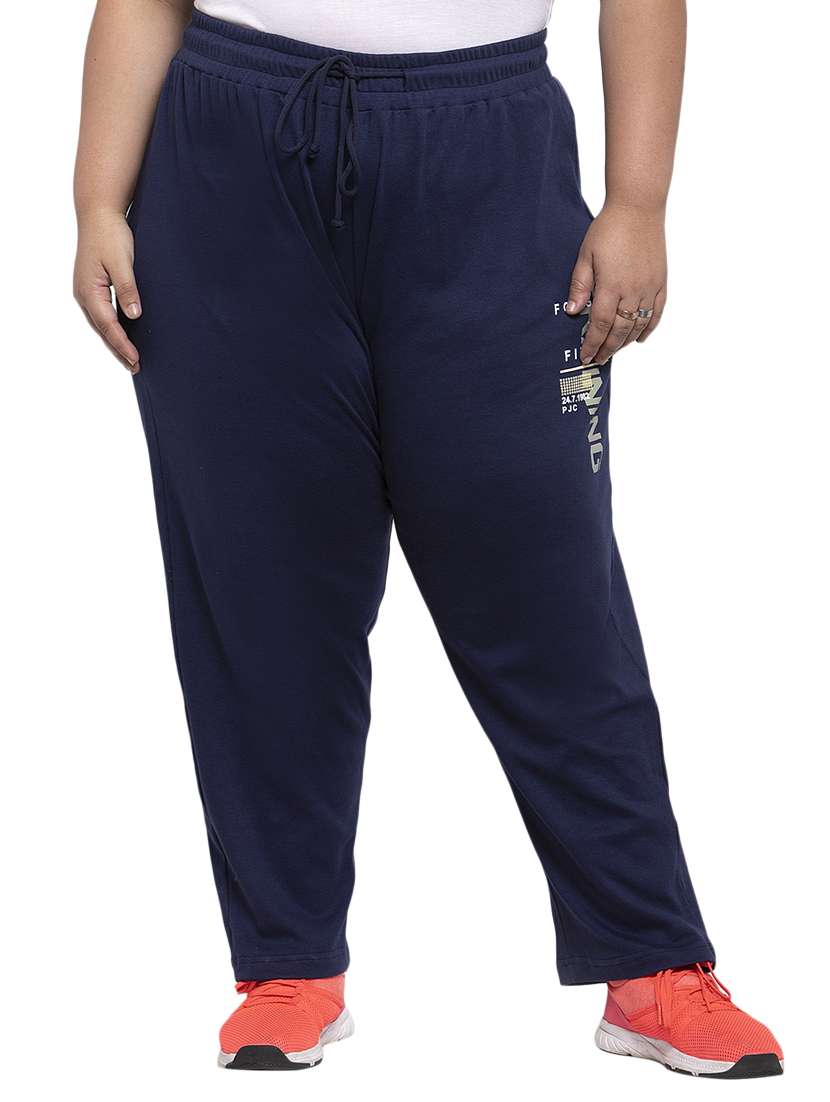 drawstring waist track pants 