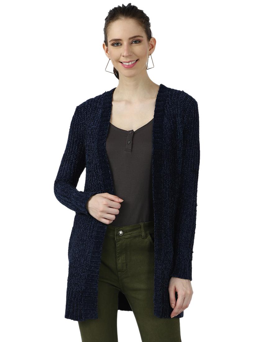 front open woolen shrug - 17396531 -  Zoom Image - 0
