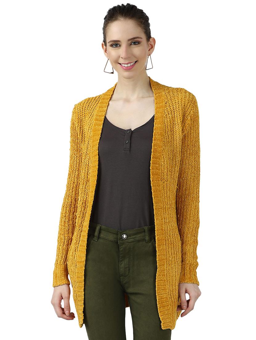 front open woolen shrug - 17396532 -  Zoom Image - 0