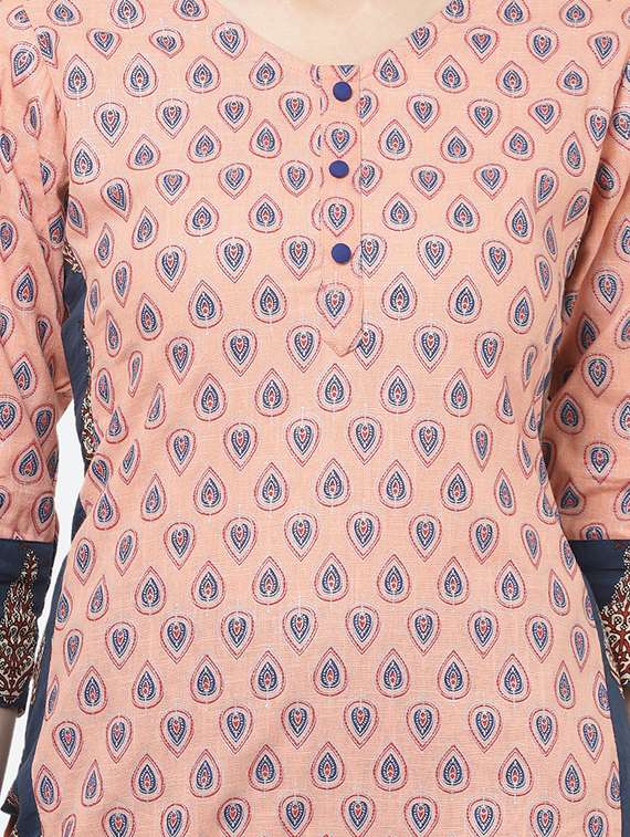 women's straight kurta - 17396953 - Standard Image - 3