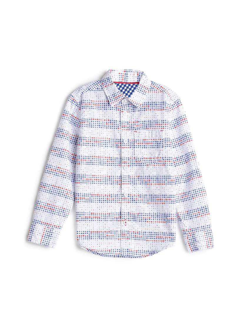 red cotton shirt - 17397857 -  Zoom Image - 0