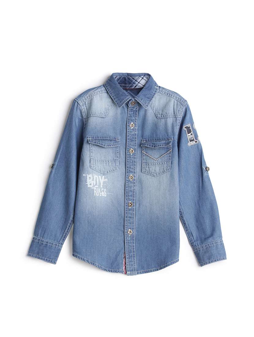 blue denim shirt - 17397904 - Zoom Image - 0